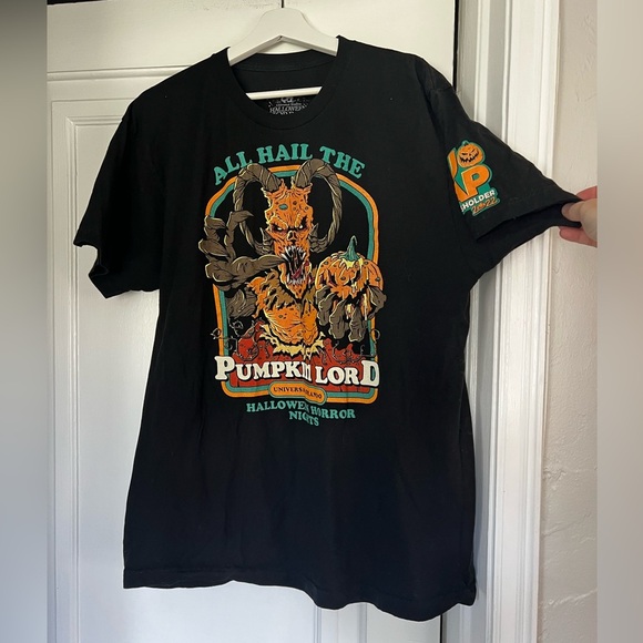 Universal Studios Halloween Horror Nights Pumpkin Lord Tee XL 2022 Passholder - Picture 1 of 8